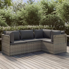 Utemöbler vidaXL 9 Patio Outdoor Lounge Set