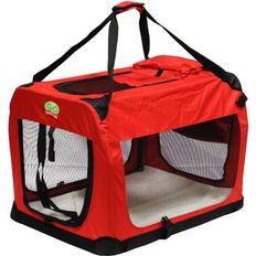 Go Pet Club Portable Soft Red Dog Crate, X X