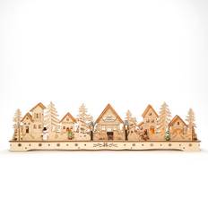 Christmas Villages Konstsmide Silhouette Natural Christmas Village 78cm