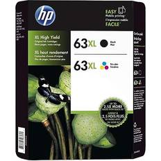 HP 63XL Black/Tri-Color Ink 2-Pack