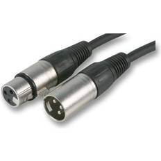 Pulse 3 Pin XLR Male to XLR Female Lead 10m