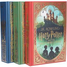 Harry Potter MinaLima Edition Illustrated by J.K. Rowling 3 Books Collection Set Ages 7-11 Hardback