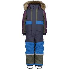 Didriksons Björnen Multi Kid's Coverall - Multi Color Blue (505064-B03)