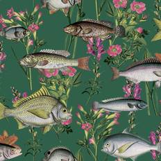 Wallpapers House of Hampton Abgail 10m x 53cm Matte Wallpaper Roll