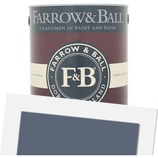 Målarfärg Farrow & Ball Exterior Eggshell 0.75l Tar CC1 Grey Black Väggfärg, Träfärg Blå