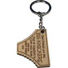 Brown Keychains Mortilo Keychains For Women Best Friends Are Like Big Knickers Full Of Support Cover Your Arse When You Need Them Keychain Funny Friends Gift Holiday For