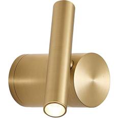Viokef Planet LED-vägglampa Guld Väggarmatur