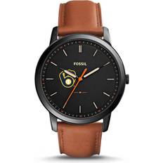 Fossil Brown Milwaukee Brewers Minimalist Leather