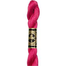 Purple Yarn DMC Pink Pearl Cotton Thread Size 5 25m 601