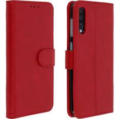 Samsung Galaxy A50 Fundas de cartera Avizar Funda Samsung Galaxy A50 Libro Billetera Función Soporte Rojo