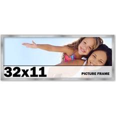 Stainless Steel Photo Frames 32x11 Stainless Steel Silver Picture Modern