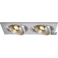 SLV New Tria 2 Brushed Aluminium Spotlight