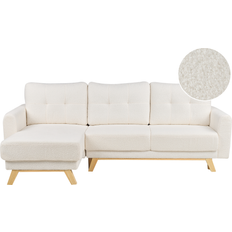 Beliani råhvid Skandinavisk Sofa