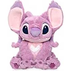 Disney Official Lilo & Stitch 37cm Medium Pink Angel Plush