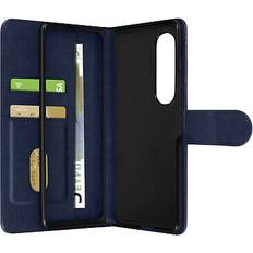 Avizar Folio Samsung Galaxy Z Fold 3 Case Magnetic Tab Navy Blue