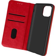 Avizar Case for Apple iPhone 13 Clamshell Wallet Function and Video Support red