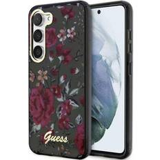 Guess GUHCS23SHCFWSA S23 S911 green/kaki hardcase Flower Collection Galaxy S23 Smartphone Hülle, Grün