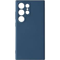 Coques de téléphone portable Avizar Coque pour Samsung Galaxy S24 Ultra Semi-rigide Soft-touch Fast Cover Bleu