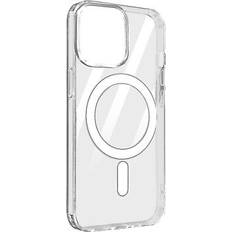 Avizar MagSafe Case for iPhone 14 Pro Magnetic Circle Rigid Transparent Clear