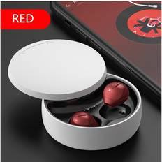 Dechoicelife a-Red Smallest Invisible Earbuds Buds Tiny