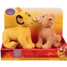 Soft Toys Disney Disney The Lion King Kissing Plush Simba & Nala