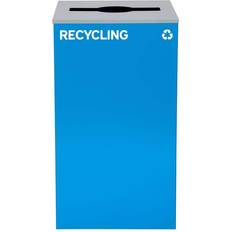 Blue Waste Disposal Alpine 29 Gal. Blue Steel Commercial Recycling Bin Lid