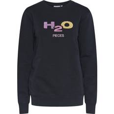 H2o sweatshirt Pieces Mixtape Sweatshirt - Navy Blazer