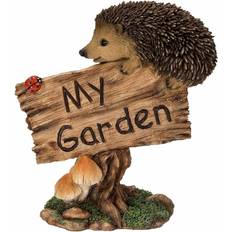 Vivid Arts My Garden Sign Hedgehog Resin Garden