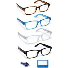 Blue Light Blocking Reading Glasses, 4 Pack, BOOST EYEWEAR, Antiglare, 2.50