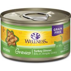 Wellness Complete Health Gravies Grain Free Canned Cat Turkey Dinner, 3