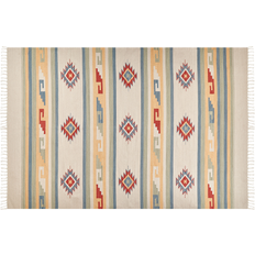 Beliani Aparan Bomullsmatta 200 x 300 cm Beige Multifärgad, Beige, Brun cm