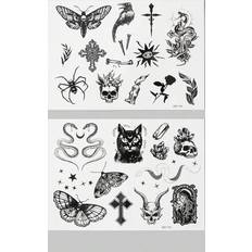 Shein Gothic Style Temporary Tattoo Sticker