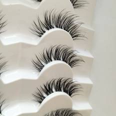 Lila Lösögonfransar Shein Purple Butterfly False Eyelashes, Natural, Thick, Long Length, Separated Pair