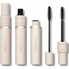 Shein Lash Besties 2-In-1 Mascara Volumizing Double Head Brush Easy To Remove No Smudge Long-Lasting Define Thick Lengthening Volume Big Eyes Mascara Black