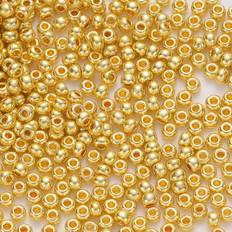 Gold DIY Shein Metallic Gold Color Glass Beads 1500pcs