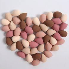 Shein 50pcs/Set Makeup Sponge, Multicolor Beauty Blender For Liquid, Cream, And Powder, Latex-Free Dual Use Foundation Concealer For All Types