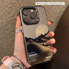 Shein 1pc Personalized Anti-Fall Scenery Print Phone Case Compatible With Iphone 11 12 13 14 11pro Max 12pro Max 13pro Max 14pro Max Xr 15 15pro 15pro Max