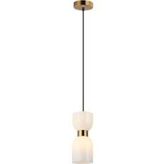 Belysning Viokef Memory Glas Brons/Vit Pendellampa