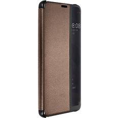 Avizar Smart view window flip case for Huawei Mate 10 Pro Brown