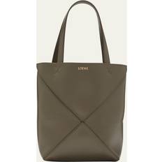 Loewe Bags Loewe Womens Green Puzzle Fold Mini Leather Tote bag 1 Size