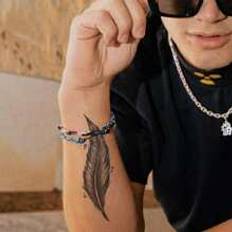 Shein Feather Pattern Tattoo Sticker Black Friday