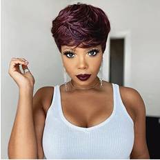 BeiSDWig Short Pixie Haircut Synthetic Short Wigs