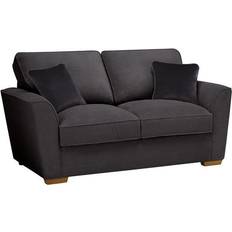 Oak Furnitureland Charcoal Fabric 2 Sofa