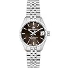 Philip Watch Swiss Made Caribe Urban Stainless Steel Brown Sunray Dial Quartz R8253597612 100M Women's