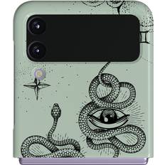 Burga Gemini Samsung Galaxy Z Flip 4 Case, Snap Turquoise