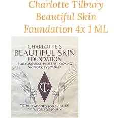 Charlotte Tilbury Beautiful Skin Foundation Samples 4 x 1ml Shade 4 Warm