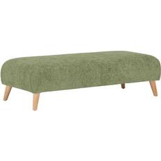 Oak Furnitureland Olive Fabric Sofas Footstool