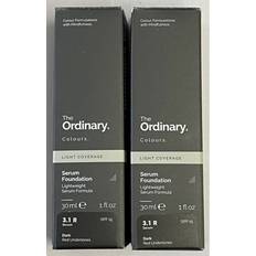 2x Colours Full Coverage Foundation 3.1R Dark Red Undertones NEW
