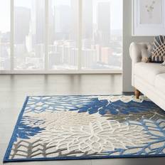 Brayden Studio Weon Flatweave Blue