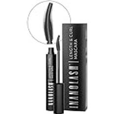 Mascara som förlänger och lockar 10 ml effekten av perfekt långa och perfekt böjda ögonfransar, förlängande och lockande ögonfranstuschen, svart mascara